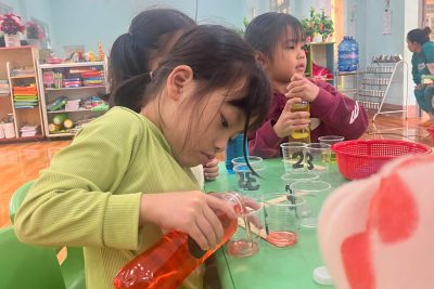 LỚP CHỒI – TIẾT DẠY CHUYÊN ĐỀ – ĐINH HỒNG NGỌC – KPKH ” SỰ ĐỔI MÀU CỦA NƯỚC”