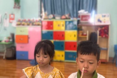 LÀM LỒNG ĐÈN TRUNG THU LỚP CHỒI